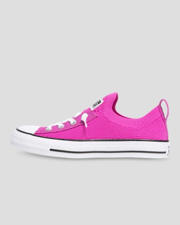 Converse Chuck Taylor All Star Shoreline Knit Slip Lyserød Sko Danmark - Converse Lave Sneakers Dame